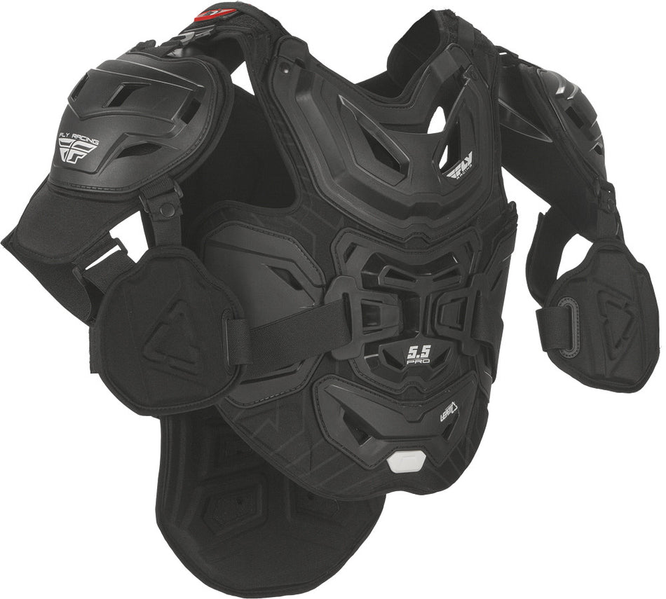 FLY RACING 5.5 Pro Chest Protector (Black) 5.5 PRO BLK ADLT.