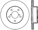 StopTech 05-07 Subaru Impreza WRX/STi Slotted & Drilled Left Rear Rotor 127.47023L