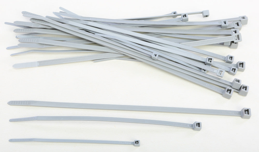 HELIX Assorted Cable Ties Grey 30/Pk 303-4688