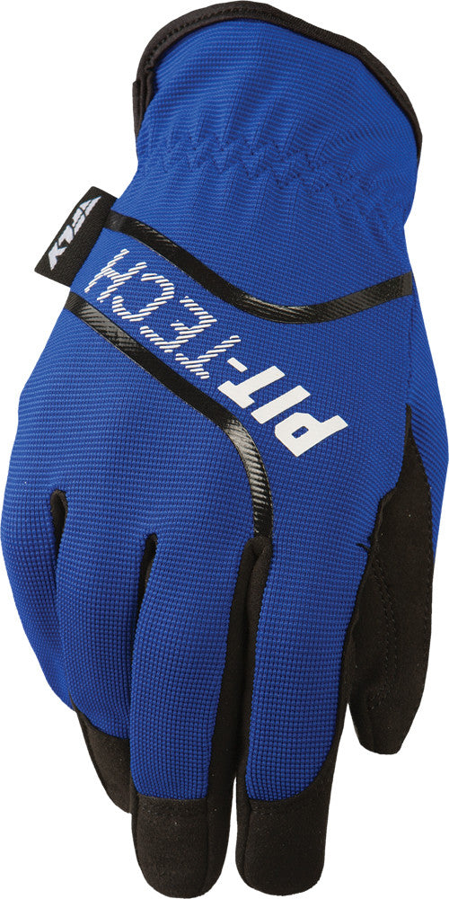 FLY RACING Pit Tech Lite Gloves Blue Sz 7 365-04107