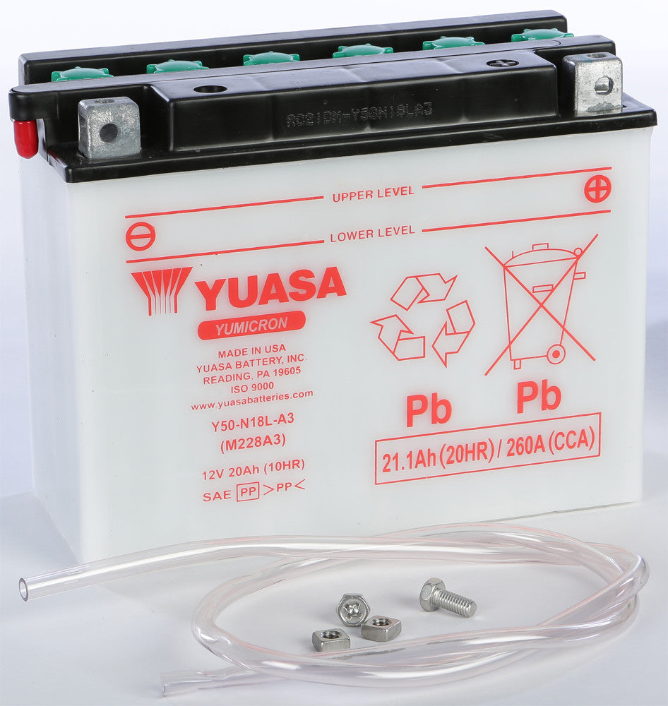 YUASA Battery Y50-N18l-A3 Conventional YUAM228A3TWN