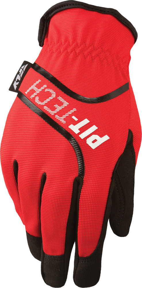 FLY RACING Pit Tech Lite Gloves Red Sz 7 365-04207