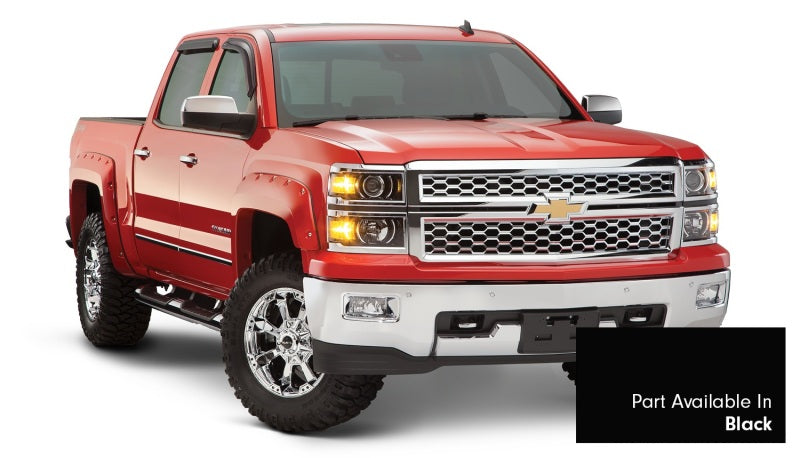 Bushwacker 16–18 Chevy Silverado 1500 Fleetside Pocket Style Flares 4-tlg. 78,8/97,8 Zoll Bett – Schwarz 40957–34