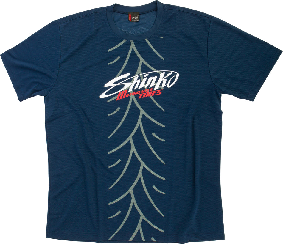 SHINKO Shinko T-Shirt Blu Xl (Xxxl) Usa Size X-Large T-SHIRT XXXL BLU