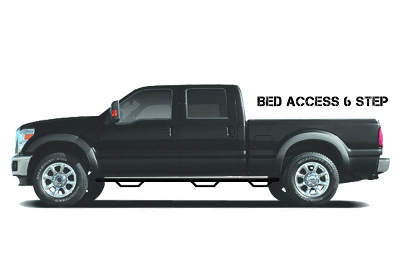 N-Fab Nerf Step 10-17 Dodge Ram 2500/3500 Mega Cab 6.4ft Bed - Tex. Black - Bed Access - 3in