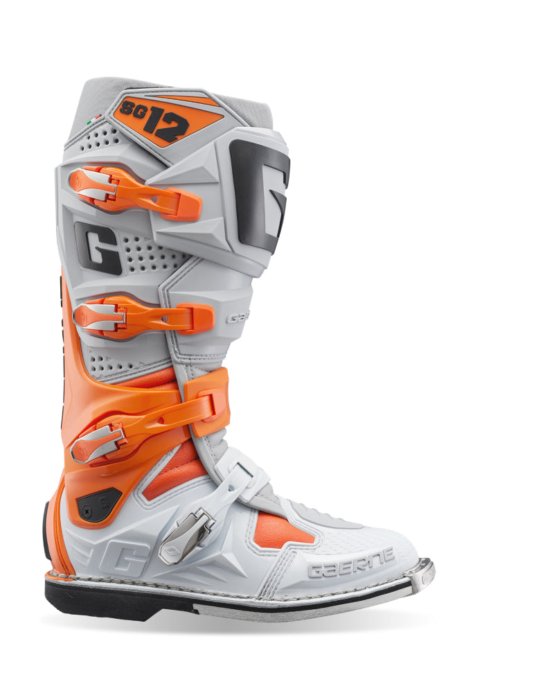 Gaerne SG12 Boot Orange/Grey/White Size - 9.5