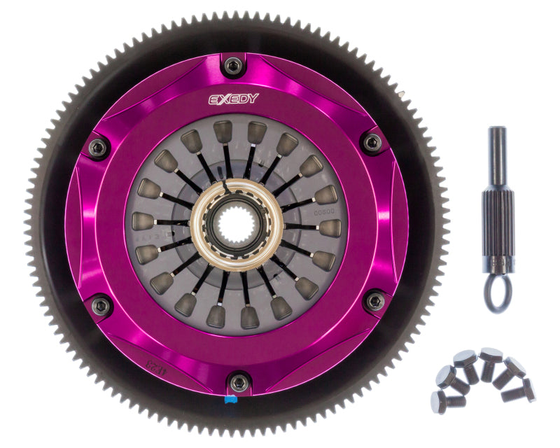 Exedy 1993-1995 Mazda RX-7 R2 Hyper Twin Cerametallic Clutch Sprung Center Disc Pull Type ZM022SD