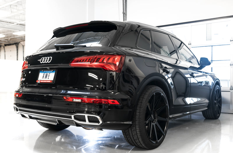 AWE Tuning Audi B9 SQ5 Non-Resonated Touring Edition Cat-Back Exhaust - No Tips (Turn Downs) 3020-31022