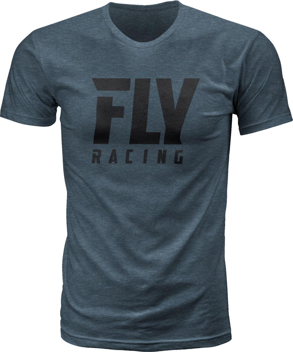 FLY RACING Fly Logo Tee Indigo Xl Indigo Xl 352-1177X