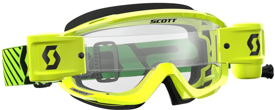SCOTT Split Otg Wfs Goggle Green/Yellow W/Clear Lens 262600-1412113