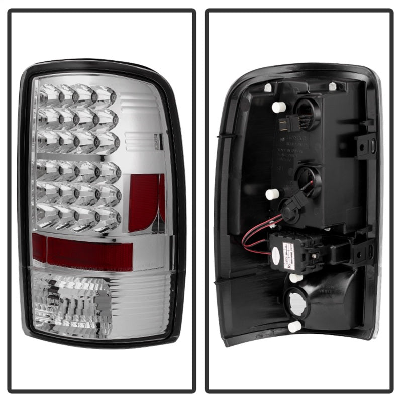 Spyder Chevy Suburban/Tahoe 1500/2500 00-06/GMC Yukon LED Tail Lights Chrome ALT-YD-CD00-LED-C 5001535