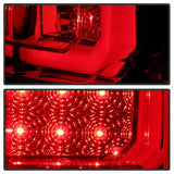 Spyder 07-13 Toyota Tundra V2 Light Bar LED Tail Lights - Red Clear ALT-YD-TTU07V2-LB-RC 5085450