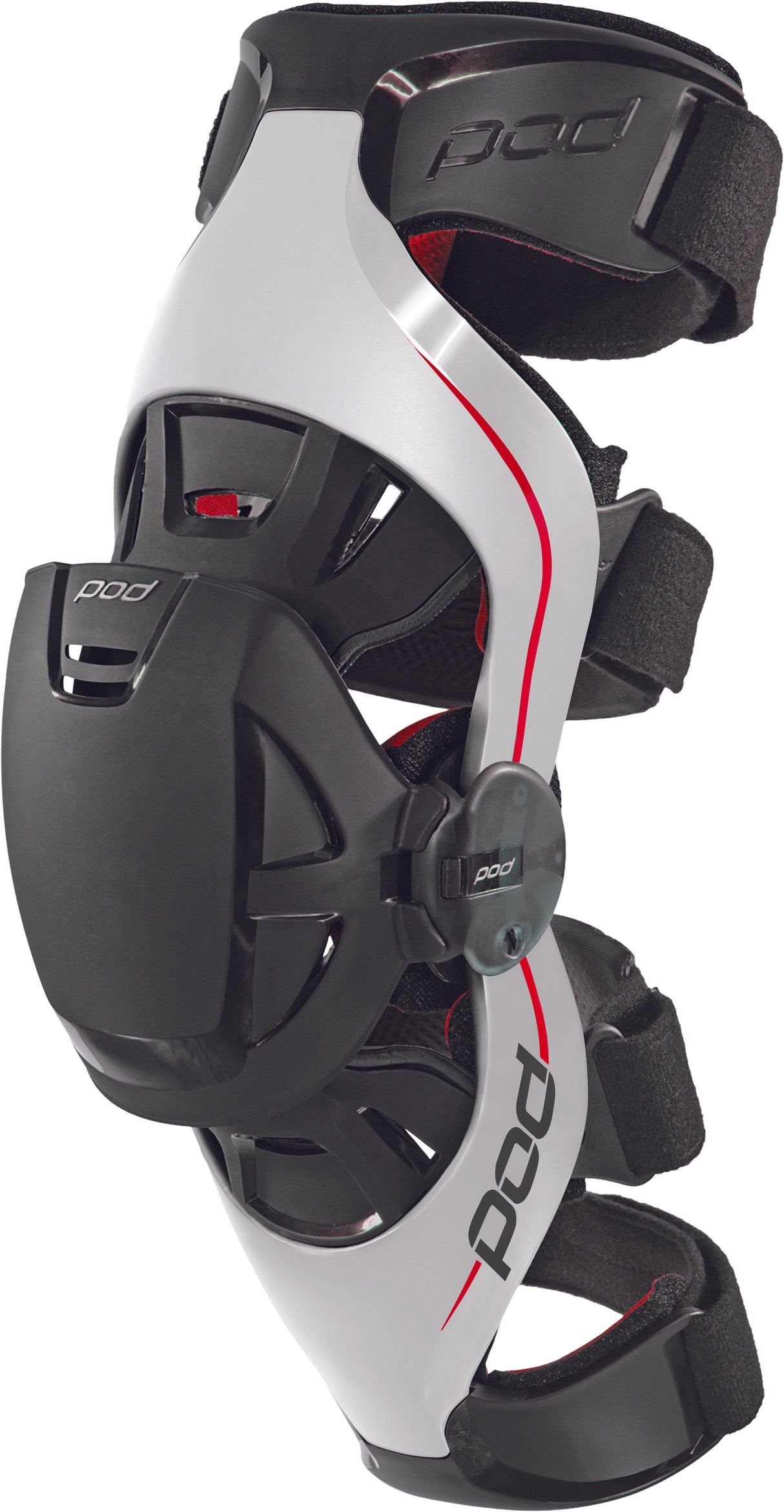 POD K4 Premium Knee Brace (Lt) Grey/Red X-2x K4014-595-XL/2XL