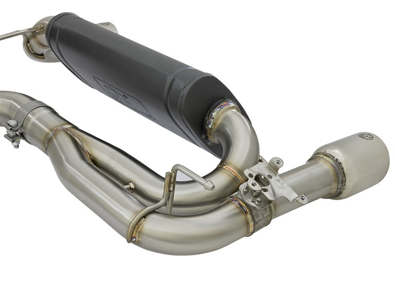 aFe MACHForce XP 16-17 BMW 340i/iX 440i/iX L6-3.0L (t) SS Axle-Back Exhaust w/Polished Tips 49-36335-P