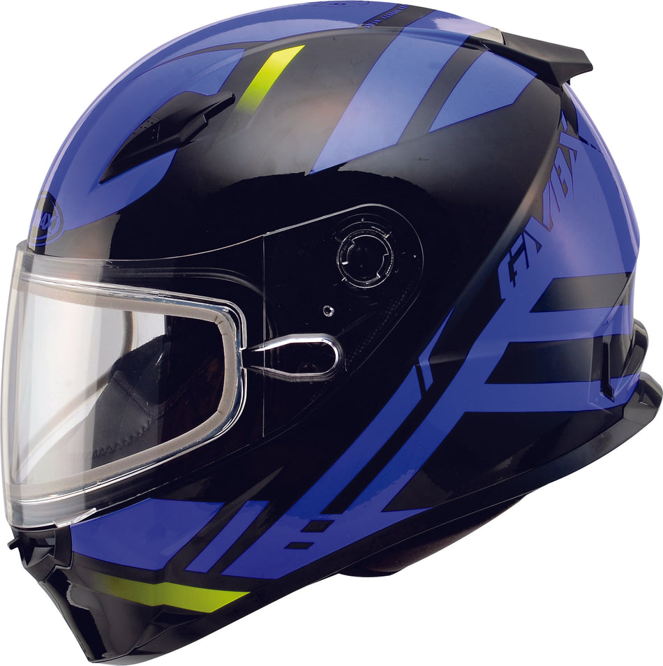 GMAX Youth Gm-49y Berg Snow Helmet Black/Blue Ym G2499051 TC-2