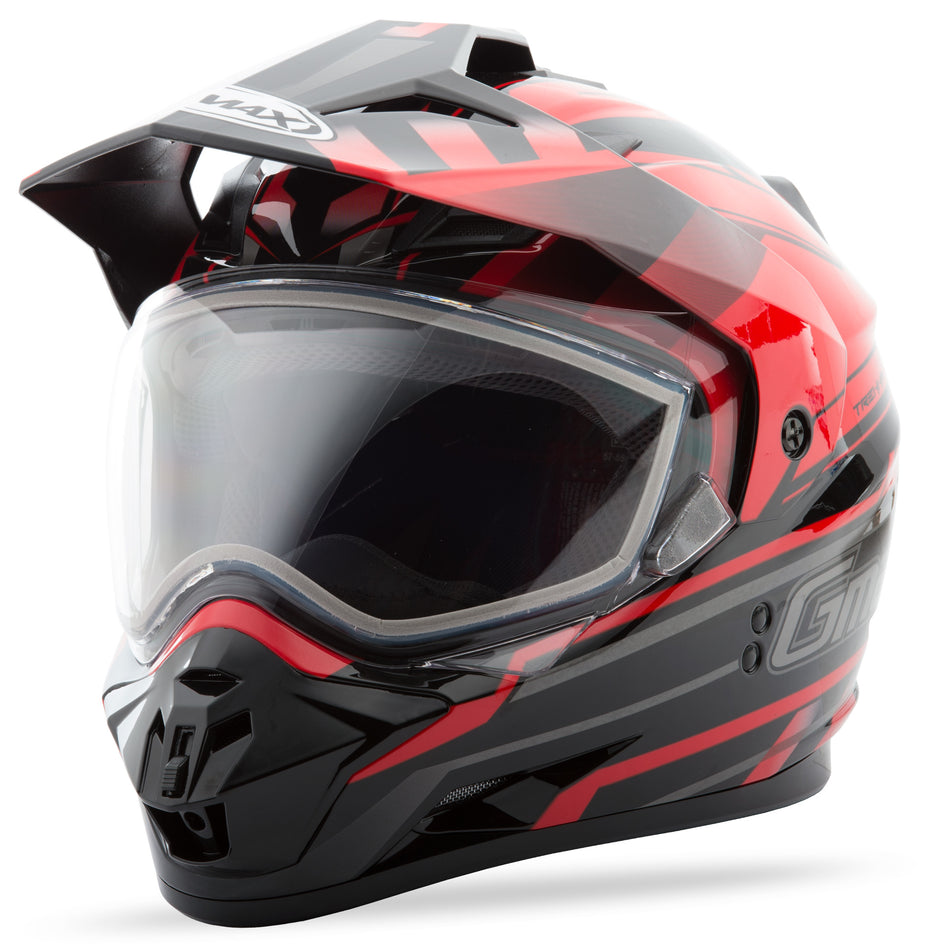 GMAX Gm-11s Sport Helmet Trekka Black/Red 2x G2116208 TC-1