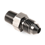 Snow Performance 1/8in NPT To 4AN Straight Water Fitting (Black) SNO-804-BRD