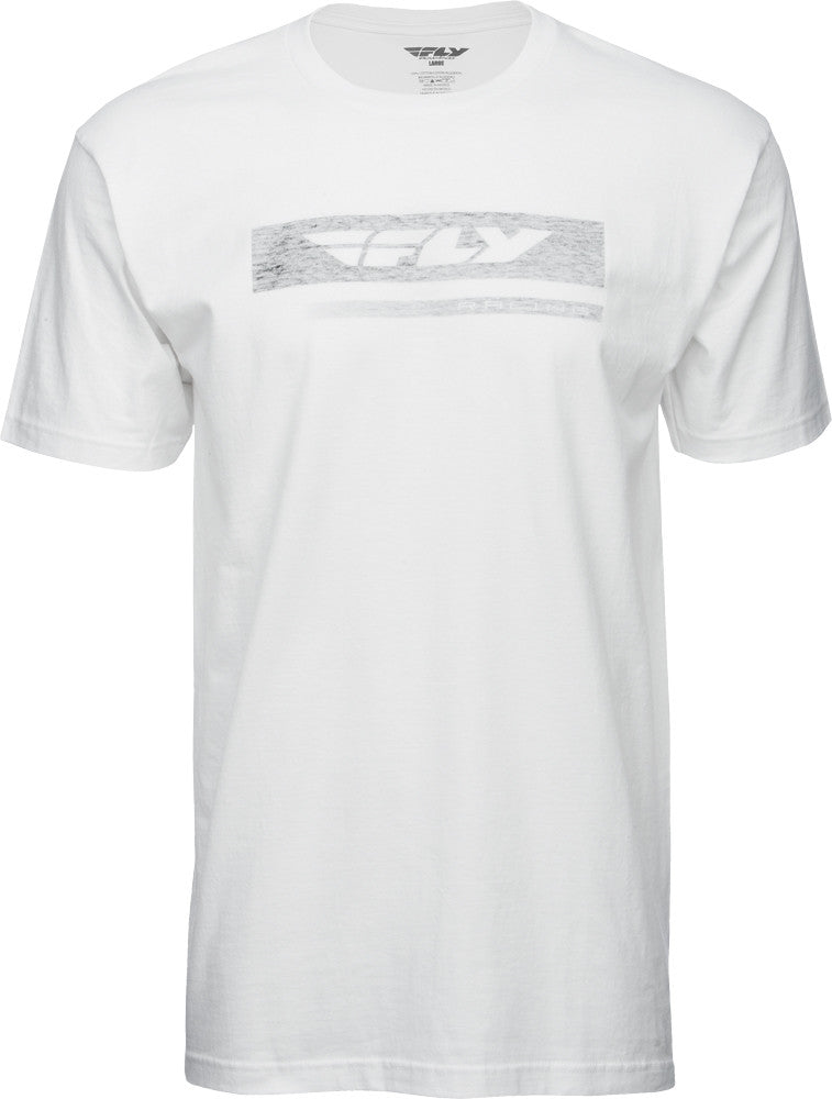 FLY RACING Refined Tee White L 352-0824L