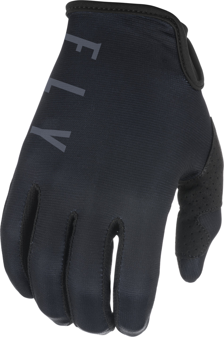 FLY RACING Lite Gloves Black/Grey Sz 08 374-71008