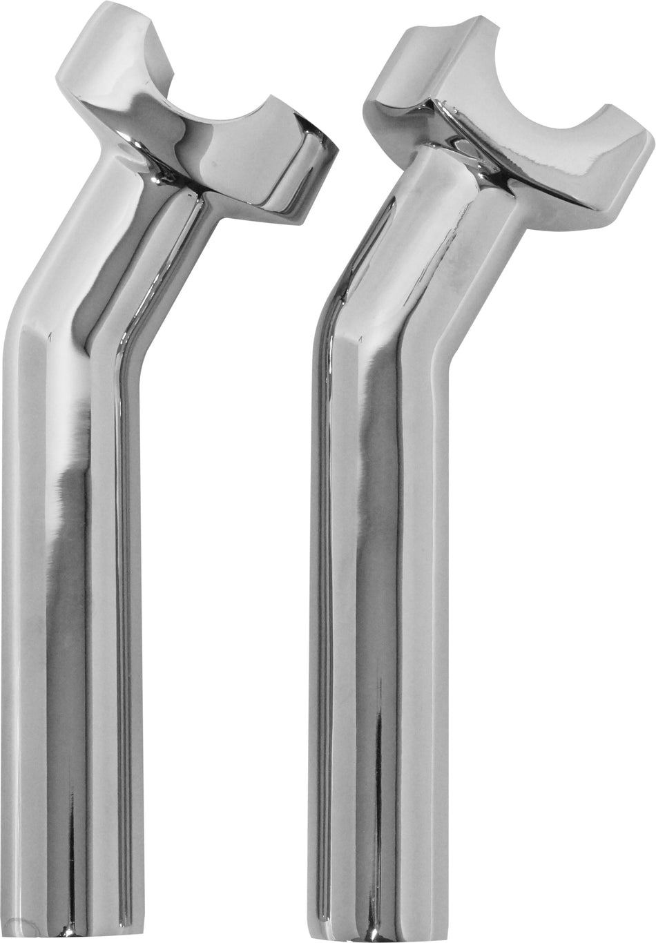 HARDDRIVE H-Bar Risers 6-1/2" Pullback Chrome 04-520