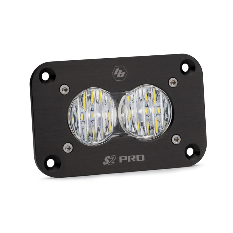 Baja Designs S2 Sport Flush Mount Wide Cornering Pattern LED Work Light - Clear Lens 541005