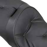 DRAG SPECIALTIES Seat - Low-Profile - Touring - Pillow Top - Black 0810-1542