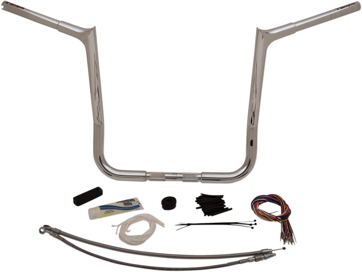 FAT BAGGERS INC. Handlebar Kit - Pointed Top - 16" - Chrome 909116