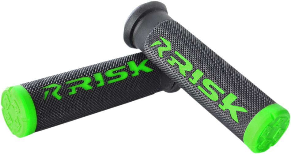 RISK RACING Grips - Fusion 2.0 - ATV - Green 291