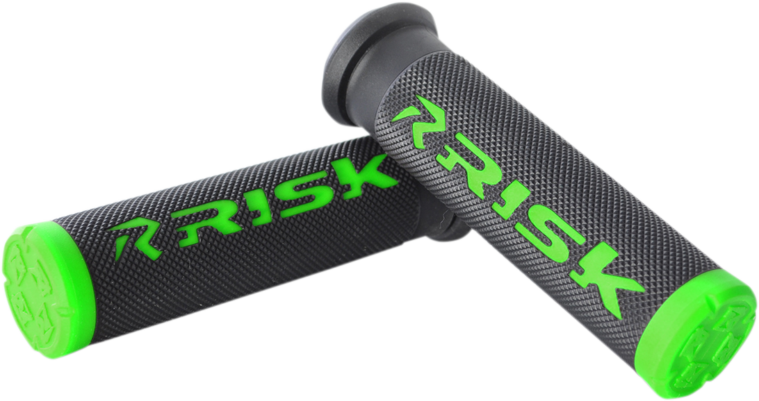 RISK RACING Grips - Fusion 2.0 - ATV - Green 291