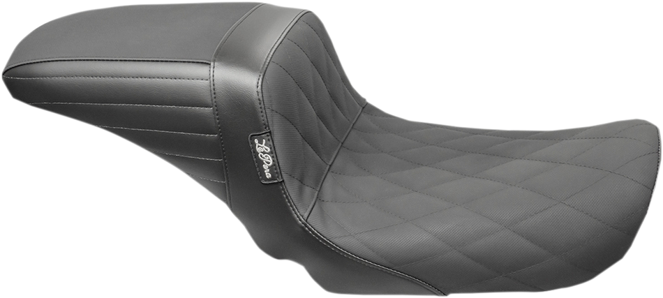 LE PERA Kickflip Seat - Diamond w/ Gripp Tape - Black - FXD '04-'05 LF-591DMGP