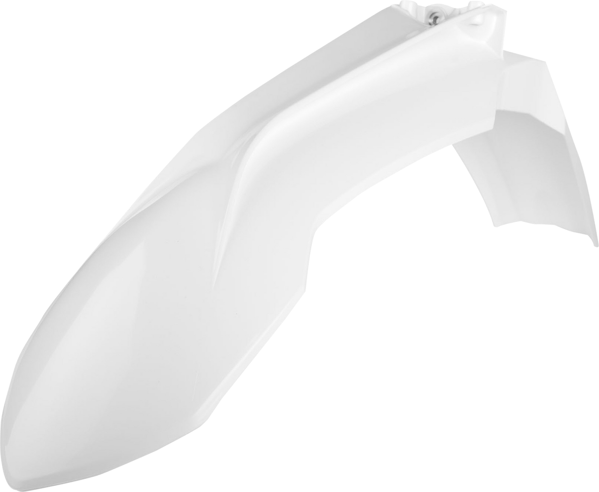 POLISPORT Fender - Front - White - KTM 8573700002