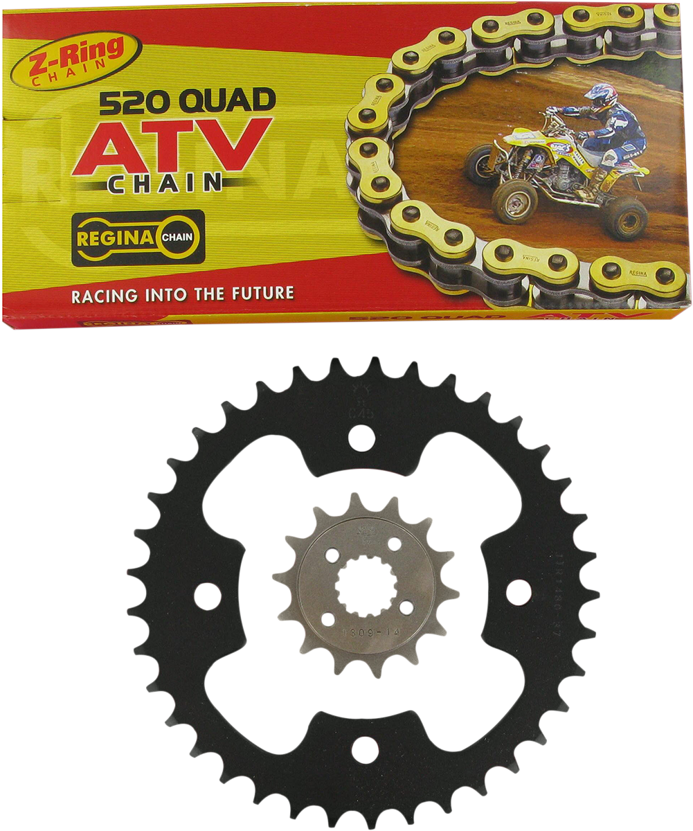 REGINA Chain and Sprocket Kit - Polaris - Predator 500 - '03-'04 5QUAD/094KPO005