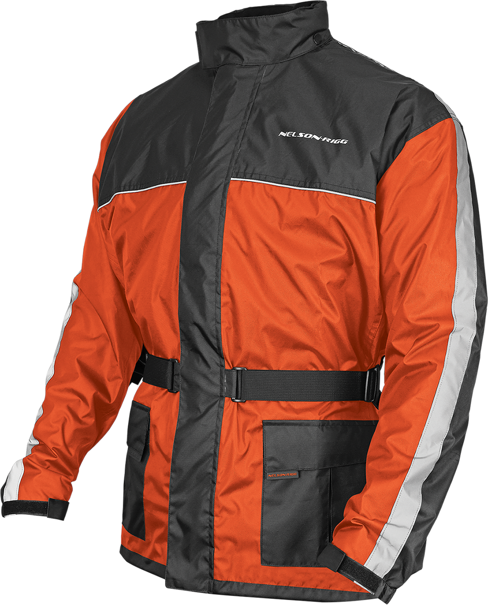 NELSON RIGG Solo Storm Jacket - Hi-Vis/Black - XL SSJ-ORG-04-XL