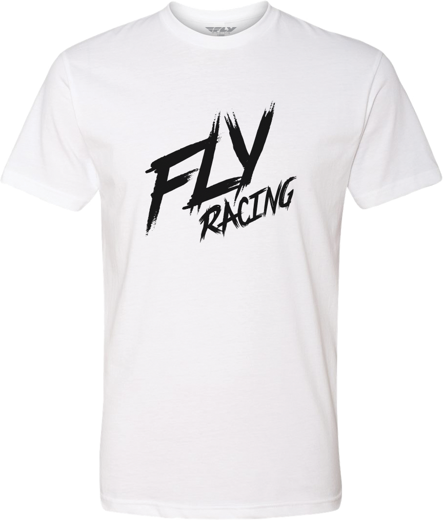 FLY RACING Fly Brawl Tee White Lg 352-0024L