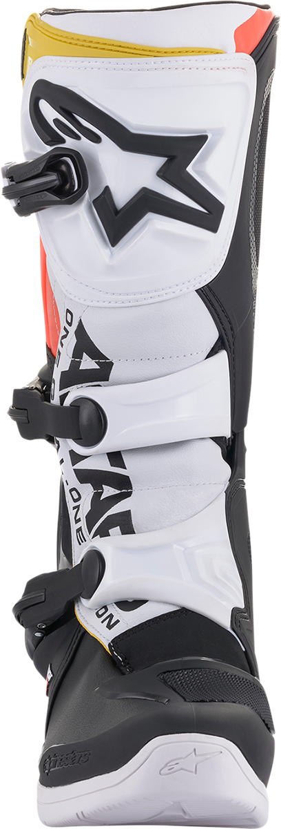 ALPINESTARS Tech 3 Boots - Black/White/Orange - US 9 2013018-1238-9