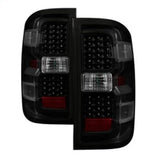 xTune Chevy 1500 14-16 / Silverado 2500HD/3500HD LED Tail Lights - Black Smoked ALT-JH-CS14-LED-BSM 9036552