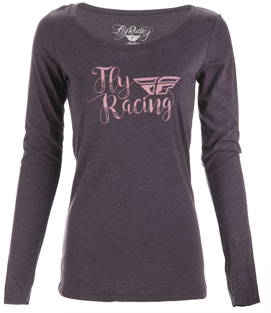 FLY RACING Fly Women's Nomad L/S Tee Purple 2x 356-40392X
