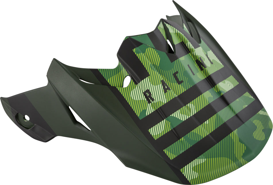 FLY RACING F2 Carbon Granite Helmet Visor Dark Green/Black 73-46263