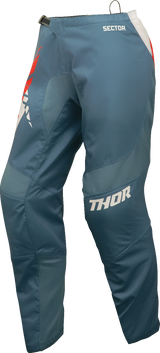 THOR Women's Sector Split Pants - Blue/White - 7/8 2902-0344