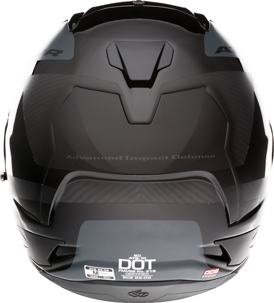 6D ATS-1R Helmet - Wyman - Black/Gray - Large 30-0707