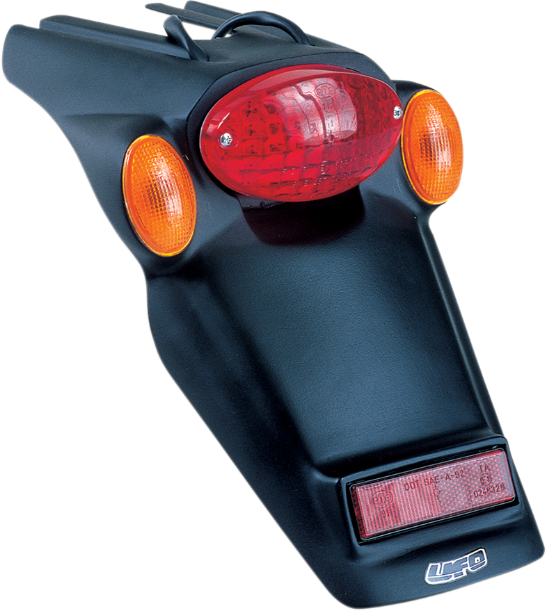 UFO Taillight with Turn Signals Fit CR, KX, KTM, RM, YZ and UFO universal rear fender PP01213001