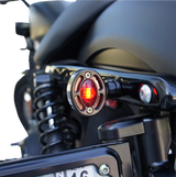 JOKER MACHINE LED Turn Signals - Black with Red LEDs 05-250-RB