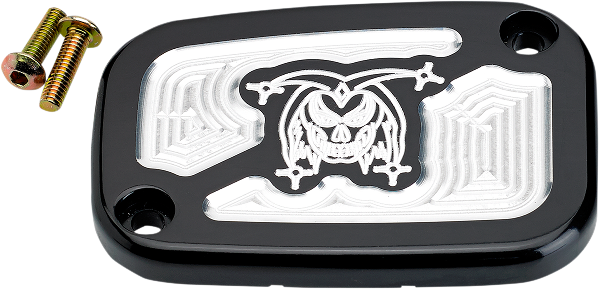 JOKER MACHINE Master Cylinder Cover - Brake - Front - Joker - Black 08-003B