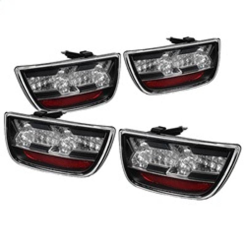 Spyder Chevy Camaro 10-13 LED Tail Lights Black ALT-YD-CCAM2010-LED-BK 5032188