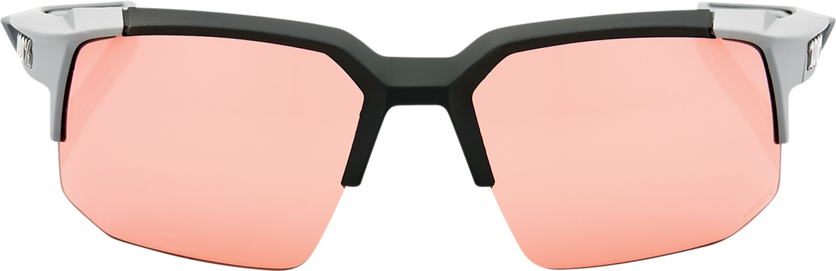 100% Speedcoupe Sunglasses - Stone Gray - Coral Mirror 61031-289-79