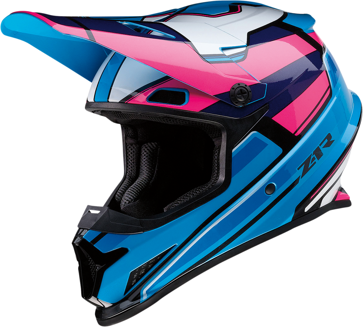 Z1R Rise Helmet - MC - Pink/Blue - 2XL 0110-7189