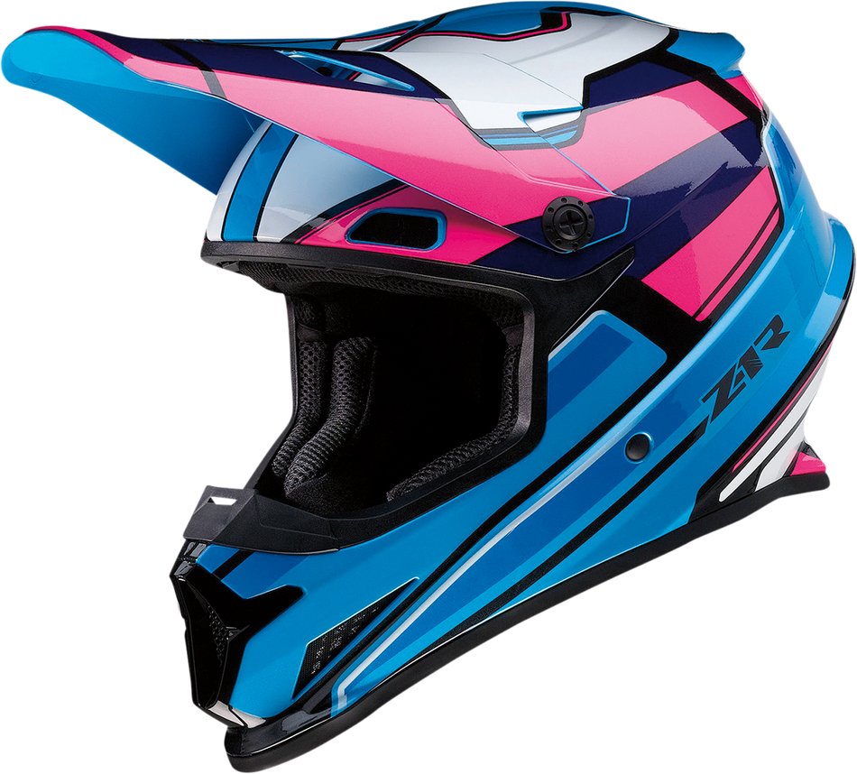 Z1R Rise Helmet - MC - Pink/Blue - XL 0110-7188
