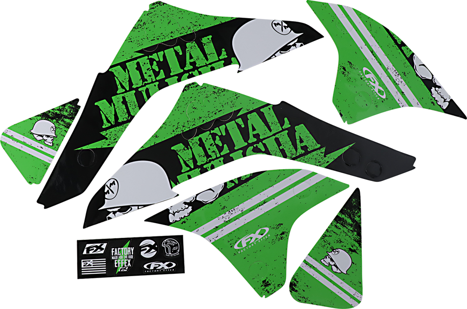 FACTORY EFFEX Metal Mulisha Graphic Kit - Kawasaki 23-11124
