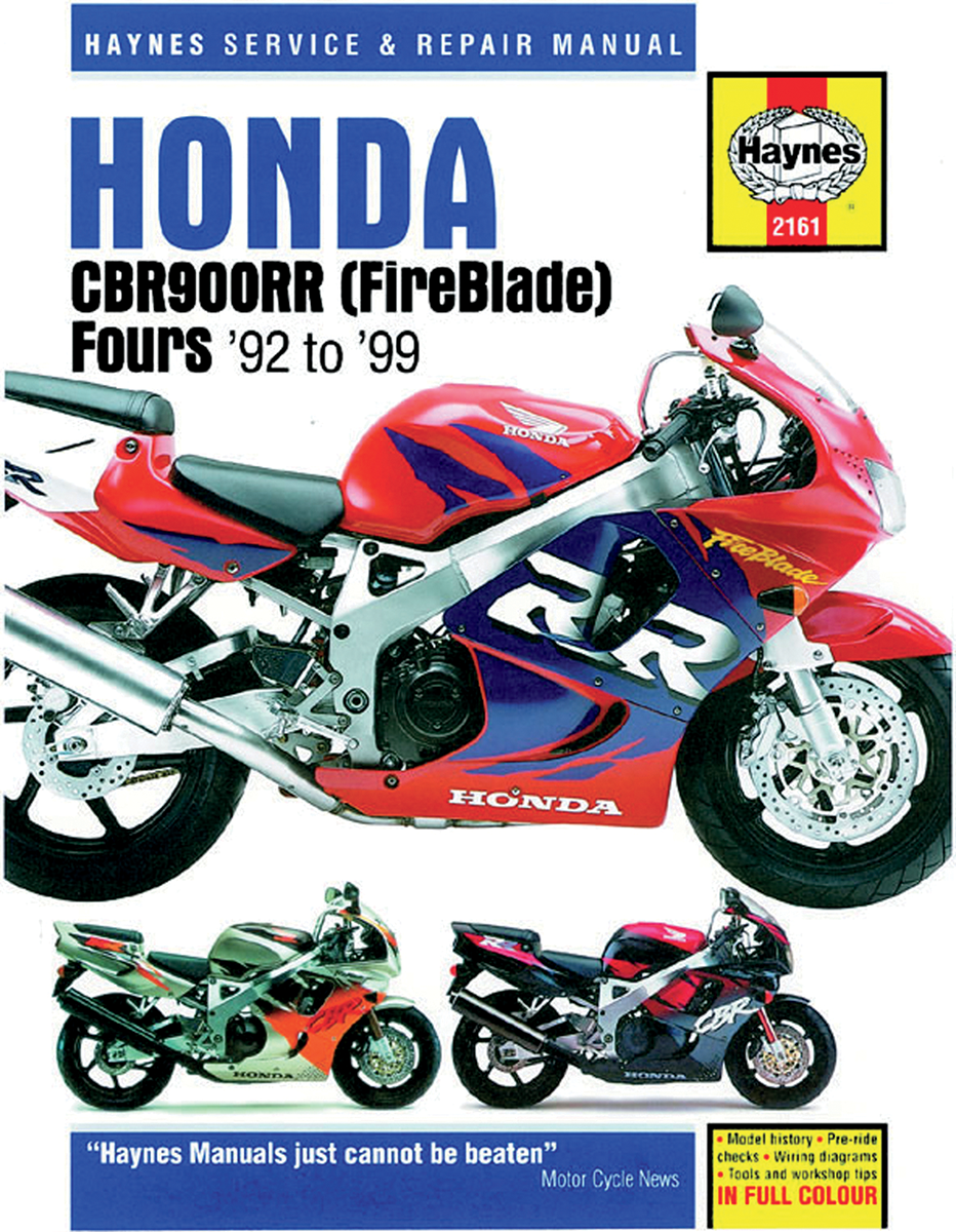 HAYNES Manual - Honda CBR900RR M2161