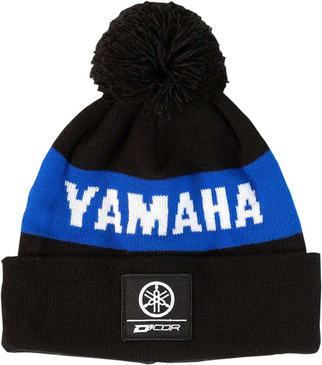 D'COR VISUALS Yamaha Stripe Beanie - Black/Blue 70-132-1